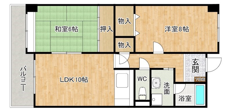 ラセール石﨑 間取り図