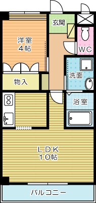 レマーレ  206号室 間取り