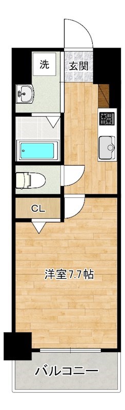 ＭＤＩグランコルディール室町 203号室 間取り