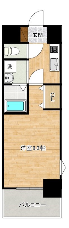 ＭＤＩグランコルディール室町 間取り図