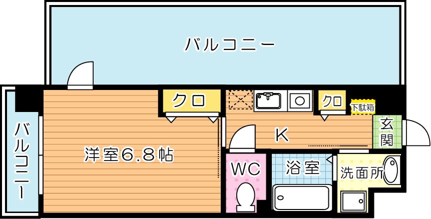 SANBOX大浦（サンボックス大浦） 間取り図