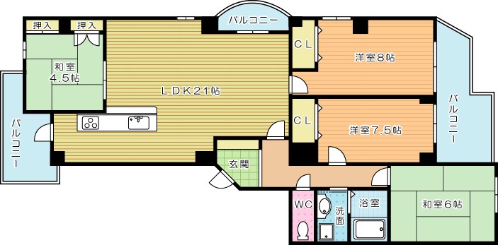 アビタシオン・アン 間取り図