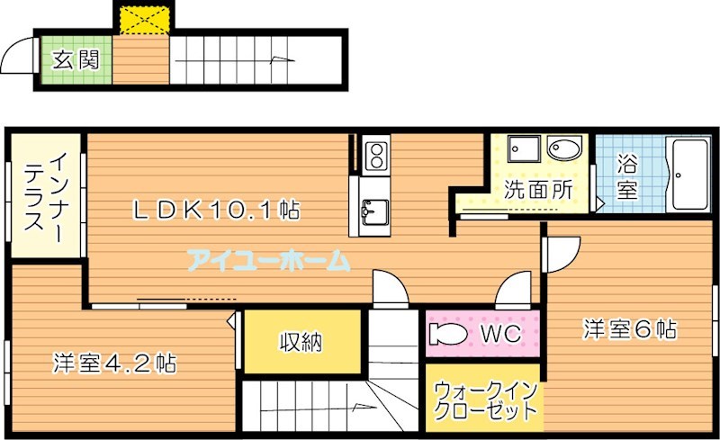 リバーサイドコート御開 間取り図