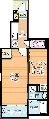 アメニティ下石田Ⅱ 間取り図