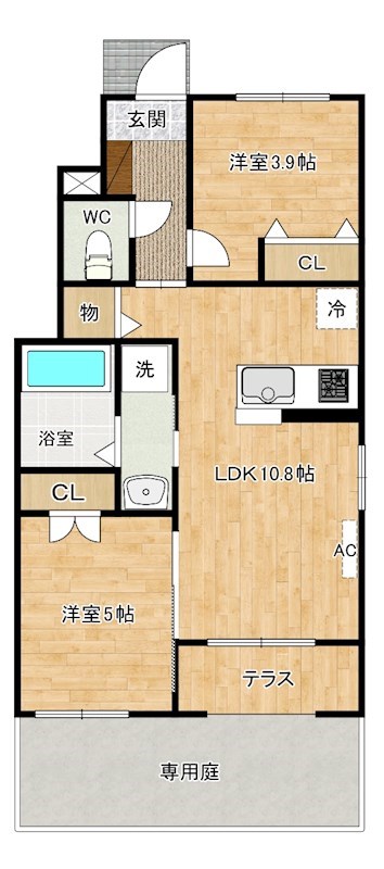 Laule&amp;#39;a貴船（ラウレア貴船） 間取り図