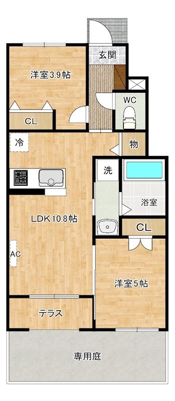 Laule&amp;#39;a貴船（ラウレア貴船） 間取り図