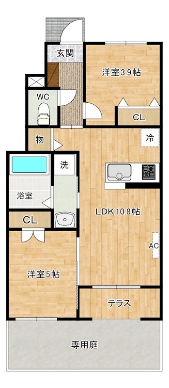 Laule&amp;#39;a貴船（ラウレア貴船） 間取り図