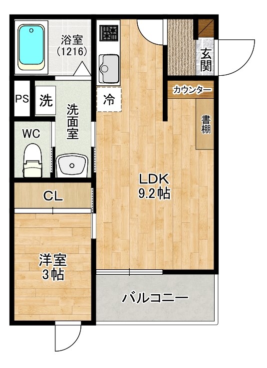 Storia北方(ストーリア北方) 間取り図