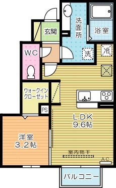 SUNPLACE.D（サンプレイス.D） 105号室 間取り