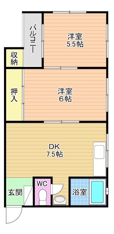 マキシム貴船 303号室 間取り