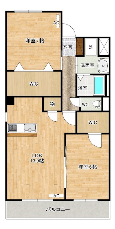 ウィッチ　ヘーゼル 間取り図