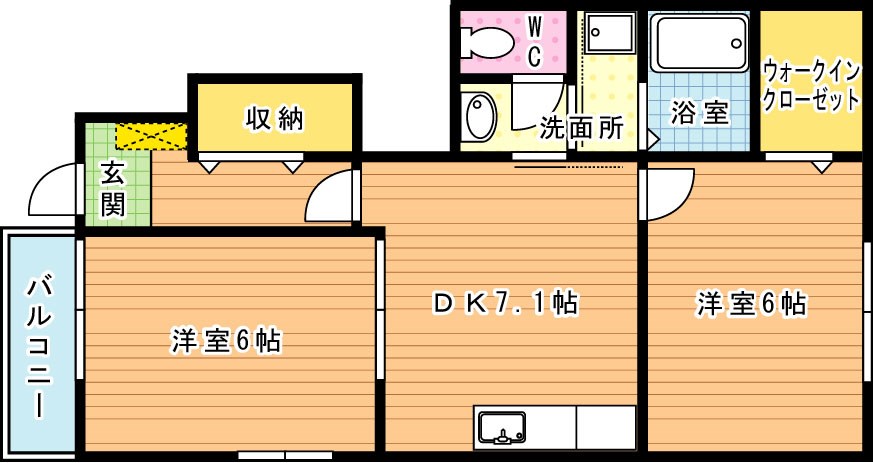 ベルコリーヌ　Ａ棟　 間取り図