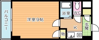 メゾンドカリス 603号室 間取り