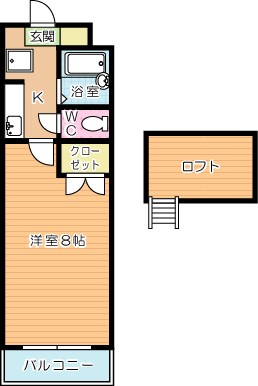 ヤンググレイス若園 215号室 間取り