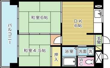 シティハイツ三郎丸 間取り図