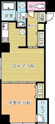 モナトリエ小倉平和通り 間取り図