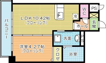 大八ビル 702号室 間取り