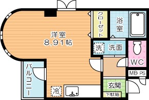 アグリード下曽根Ⅱ 301号室 間取り