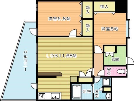 ウイング真鶴 間取り図