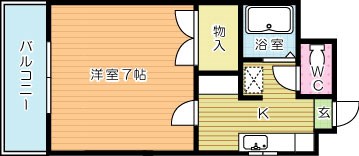 シャトー森Ⅴ  間取り図