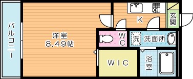 グランドゥール高峰 間取り図