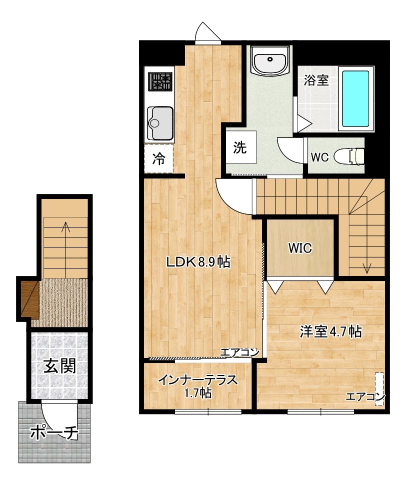 ターナリー熊谷 間取り図