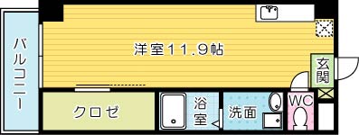 寿山ビル 212号室 間取り