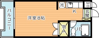 本松ビル 105号室 間取り