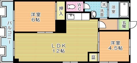 渡辺興産ビル 間取り図