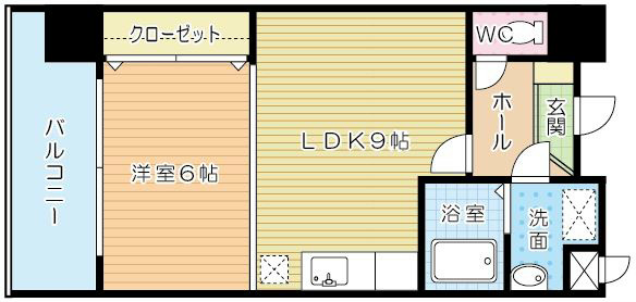 竪町センタービル 間取り図