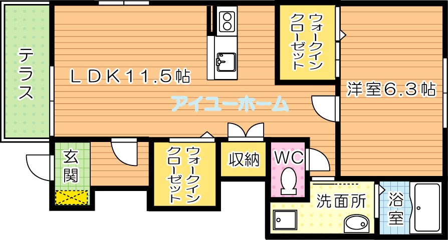 ラカサブランカ 間取り図