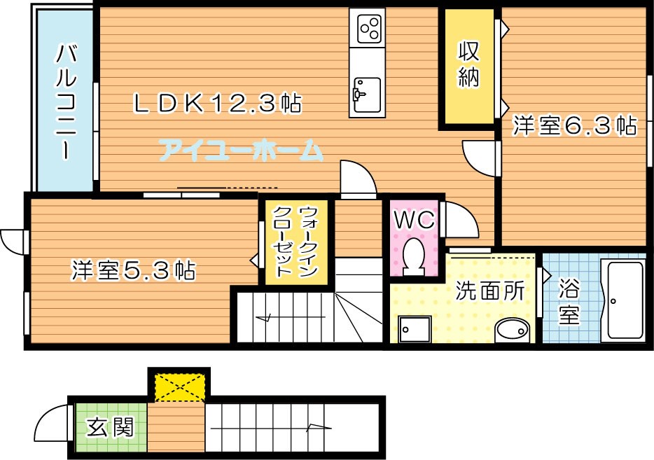 ラカサブランカ 間取り図