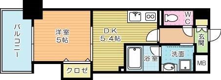 THE SQUARE Platinum Residence（ザ・スクエアプラチナレジデンス）  908号室 間取り