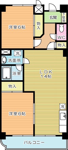 フェルト７３０ 間取り図