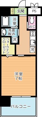 キャトルセゾン中井 402号室 間取り