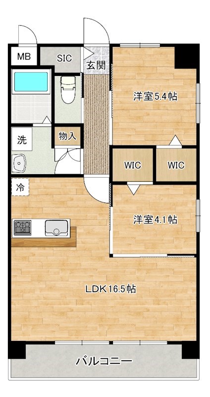 Land　Axis（ランドアクシス） 101号室 間取り