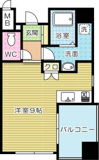 アべニュー小倉WEST 間取り図