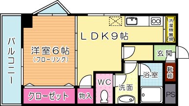 アヴィニール吉野 間取り図