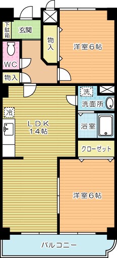 フェルト７３０ 間取り図