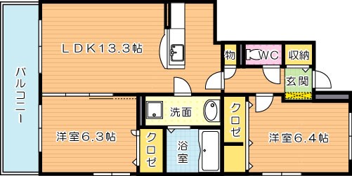 メディアパークⅤ 間取り図