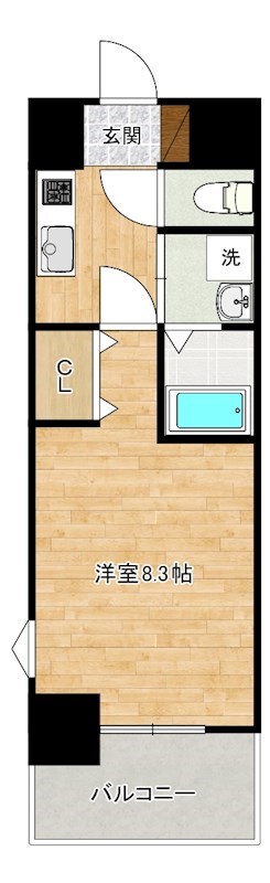 ＭＤＩグランコルディール室町 301号室 間取り