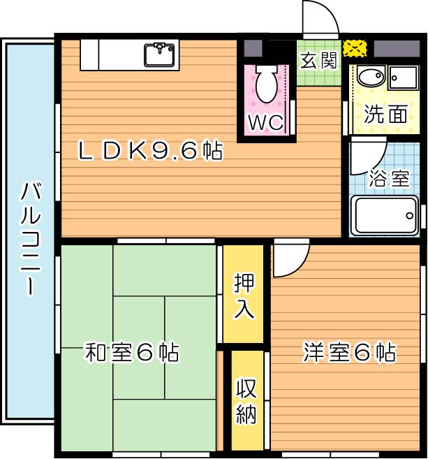 オアーゼ上の原 間取り図