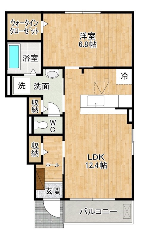 ミモザ 間取り図