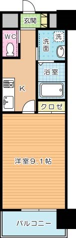 ＭＤＩシエルコンティーレ曽根北町 206号室 間取り