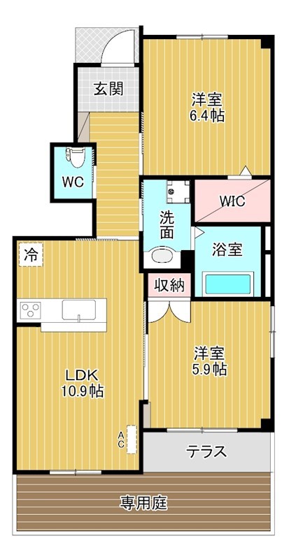 フルーレ 間取り図