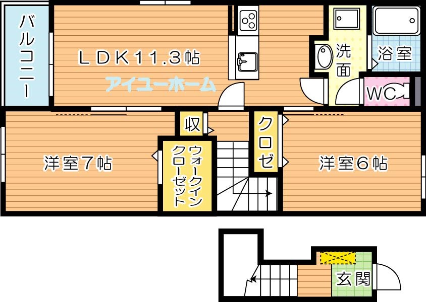 ボスカートC　Ⅳ棟 間取り図