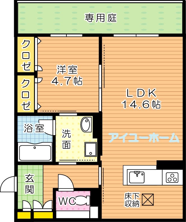 シャーメゾンサンライズプレイス堀川 間取り図