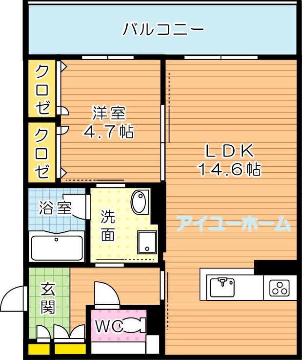 シャーメゾンサンライズプレイス堀川 間取り図