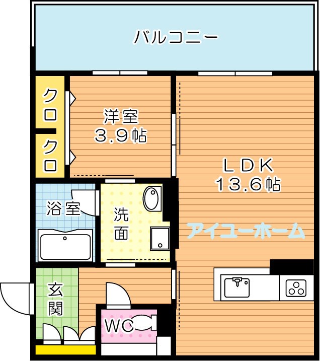 シャーメゾンサンライズプレイス堀川 間取り