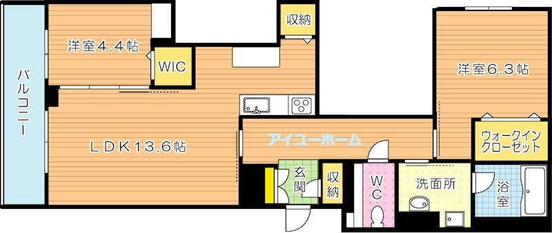 シャーメゾンサンライズプレイス堀川 間取り図